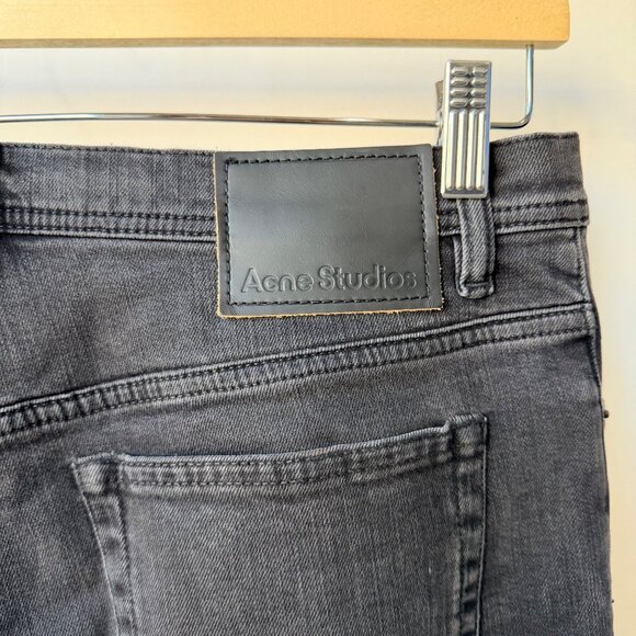 Acne Studios Slim Tapered Jeans , faded Black Men’s Size 32x32 N67 - Picture 9 of 12